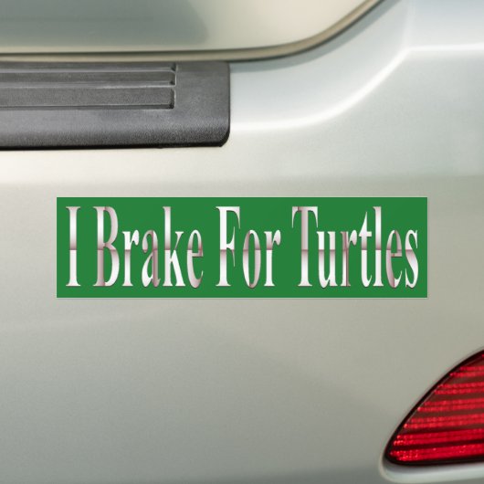 I Rem voor Bumpersticker van schildpadden (Op auto)