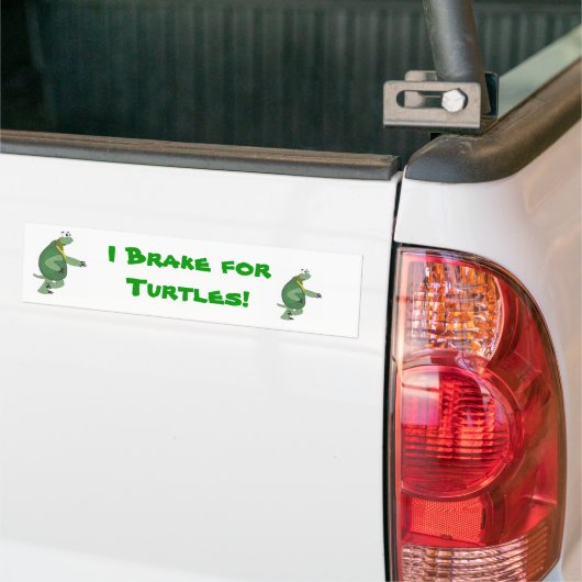 I Rem voor Bumpersticker van schildpadden (Op Truck)