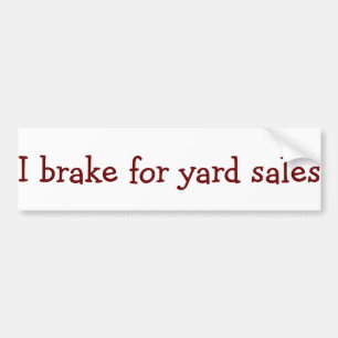I rem voor bumpersticker voor de verkoop op de wer