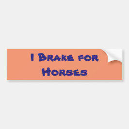 I Rem voor bumpersticker voor paarden
