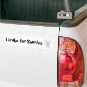 I rem voor Bunnies Bumpersticker (Op Truck)
