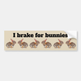 I Rem voor Bunnies Bumpersticker