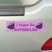 I rem voor BUTTERFLIES Bumpersticker (Op auto)