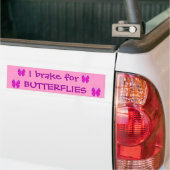 I rem voor BUTTERFLIES Bumpersticker (Op Truck)