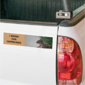 I Rem voor Chipmunks Bumpersticker (Op Truck)