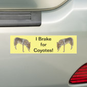 I Rem voor coyotes Bumpersticker (Op auto)