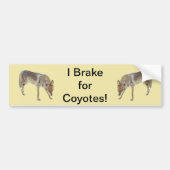 I Rem voor coyotes Bumpersticker (Voorkant)