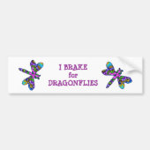 I Rem voor de Bumpersticker van Dragonflies (Voorkant)