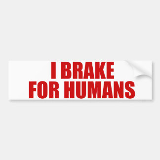 I Rem voor de mens Bumpersticker