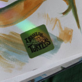 I Rem voor de Sticker van het vierkant van de schi