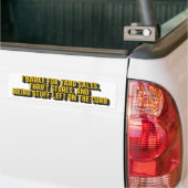 i rem voor de verkoop van vloerbedekking bumpersticker (Op Truck)