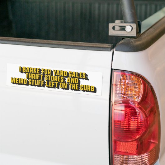 i rem voor de verkoop van vloerbedekking bumpersticker (Op Truck)