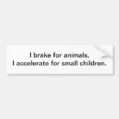 I rem voor dieren - bumper sticker (Voorkant)