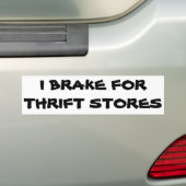 I Rem voor drift-winkels Bumpersticker (Op auto)