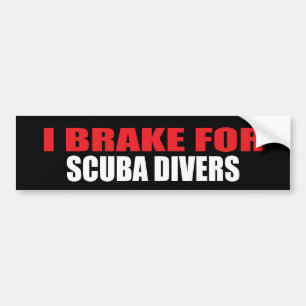 I Rem voor duikers van scuba Bumpersticker