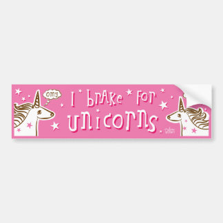 i rem voor eenhoorns bumpersticker