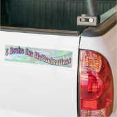 I Rem voor Hallucinaties Bumpersticker (Op Truck)
