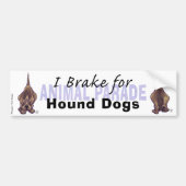 I Rem voor honden Bumpersticker (Voorkant)