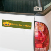 I rem voor Io Moths Bumpersticker (Op Truck)