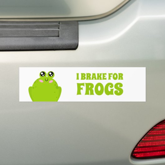 I Rem voor kikkers Bumpersticker (Op auto)