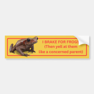 I Rem voor kikkers Bumpersticker