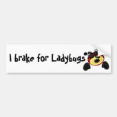 I rem voor Ladybugs Bumpersticker (Voorkant)