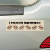 I Rem voor Lagomorfen Rabbit Bumpersticker (Op auto)