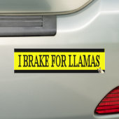 I Rem voor LLAMAS-Bumpersticker Bumpersticker (Op auto)