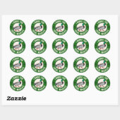 I Rem voor lokale wilde dieren Ronde Sticker (Vel)
