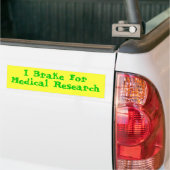 I rem voor medisch onderzoek bumpersticker (Op Truck)