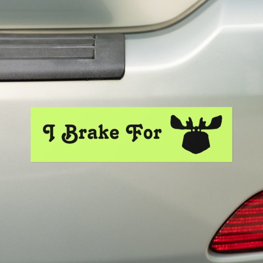 I Rem voor Moose Bumpersticker (Op auto)
