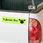 I Rem voor Moose Bumpersticker (Op Truck)