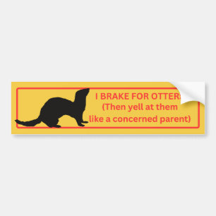 I Rem voor Otters Bumpersticker