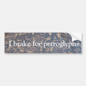 I rem voor petroglyphs bumpersticker (Voorkant)