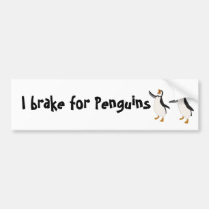 I rem voor pinguïns bumpersticker