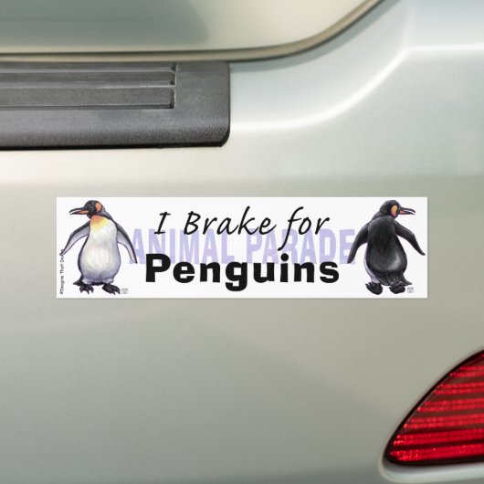 I Rem voor pinguïns Bumpersticker (Op auto)
