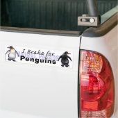 I Rem voor pinguïns Bumpersticker (Op Truck)