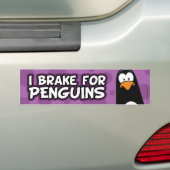 I Rem voor pinguïns Bumpersticker (Op auto)