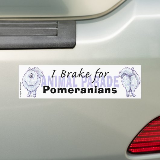 I Rem voor Pommeren Bumpersticker (Op auto)