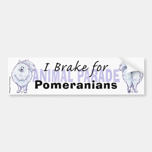 I Rem voor Pommeren Bumpersticker (Voorkant)