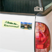 I Rem voor Raccoons Bumpersticker (Op Truck)
