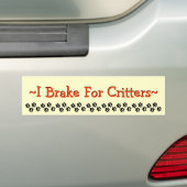 I Rem voor ritten Bumpersticker (Op auto)