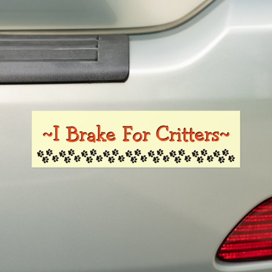 I Rem voor ritten Bumpersticker (Op auto)