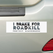 I Rem voor Roadkill (Lichte achtergrond) Bumpersticker (Op auto)