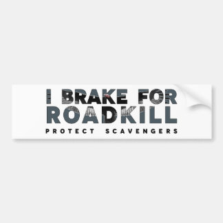 I Rem voor Roadkill (Lichte achtergrond) Bumpersticker