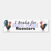 I Rem voor Roosters Bumpersticker (Voorkant)