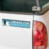 I Rem voor sasquatch Bumpersticker (Op Truck)