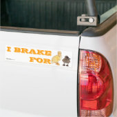I Rem voor Schattige schijfjes Foto gepersonalisee Bumpersticker (Op Truck)