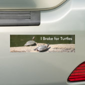 I Rem voor schildpadden Bumpersticker (Op auto)