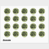 I Rem voor schildpadden Ronde Sticker (Vel)